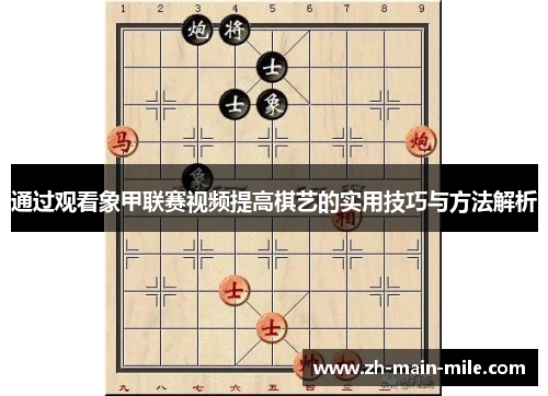 通过观看象甲联赛视频提高棋艺的实用技巧与方法解析